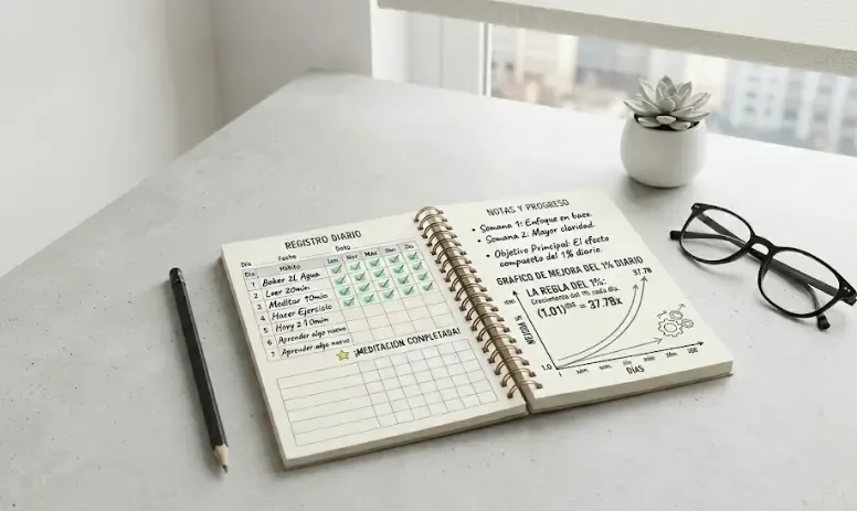 Entorno de trabajo limpio y minimalista para evitar distracciones