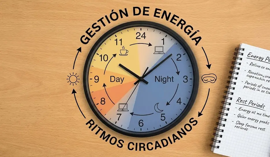 Gestión de la Energía y Ritmos Circadianos: Pon fin a tu cansancio crónico