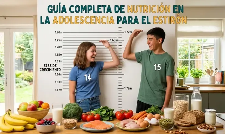Guía completa nutrición adolescencia