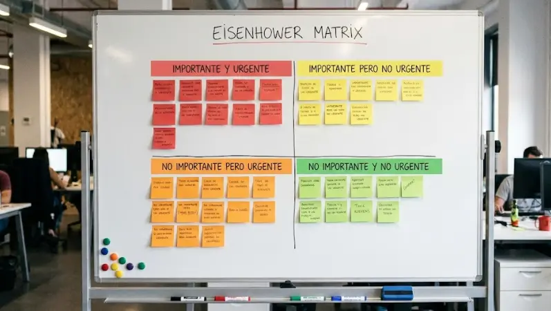 Matriz de Eisenhower: Cómo dejar de 'apagar fuegos' y empezar a tener vida