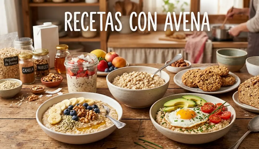 Recetas con avena saludables: 20 ideas fáciles y rápidas (2026)