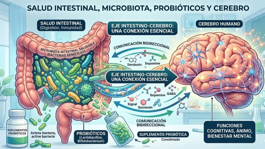 Salud Intestinal y Microbiota: La Guía Definitiva del Eje Intestino-Cerebro