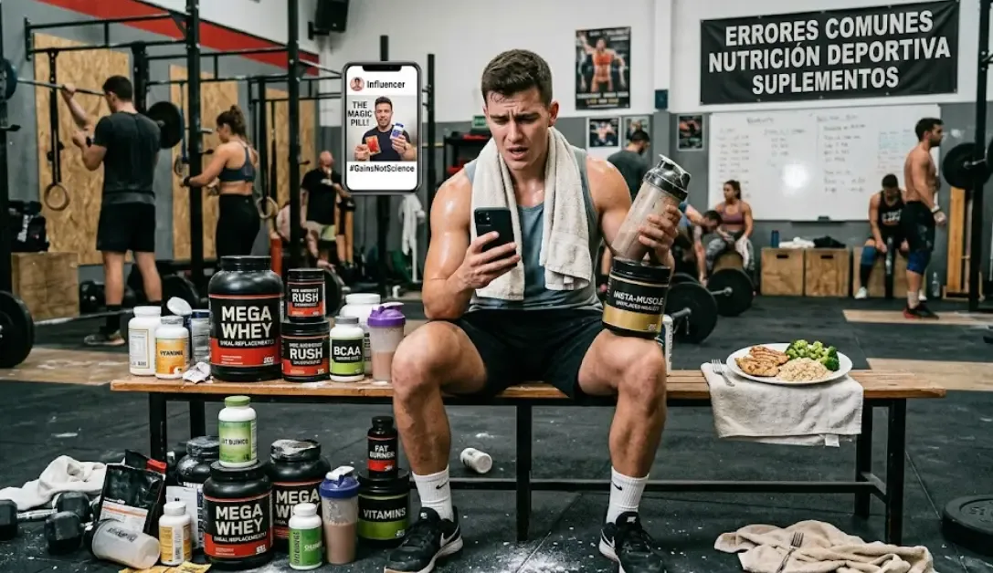 Errores comunes nutricion deportiva suplementos