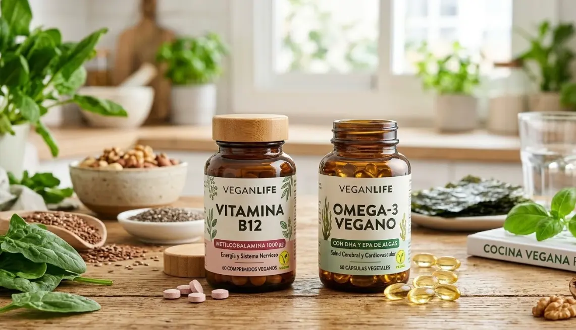 Guía Definitiva de Suplementos para Veganos: Vitamina B12, Omega 3 y Más