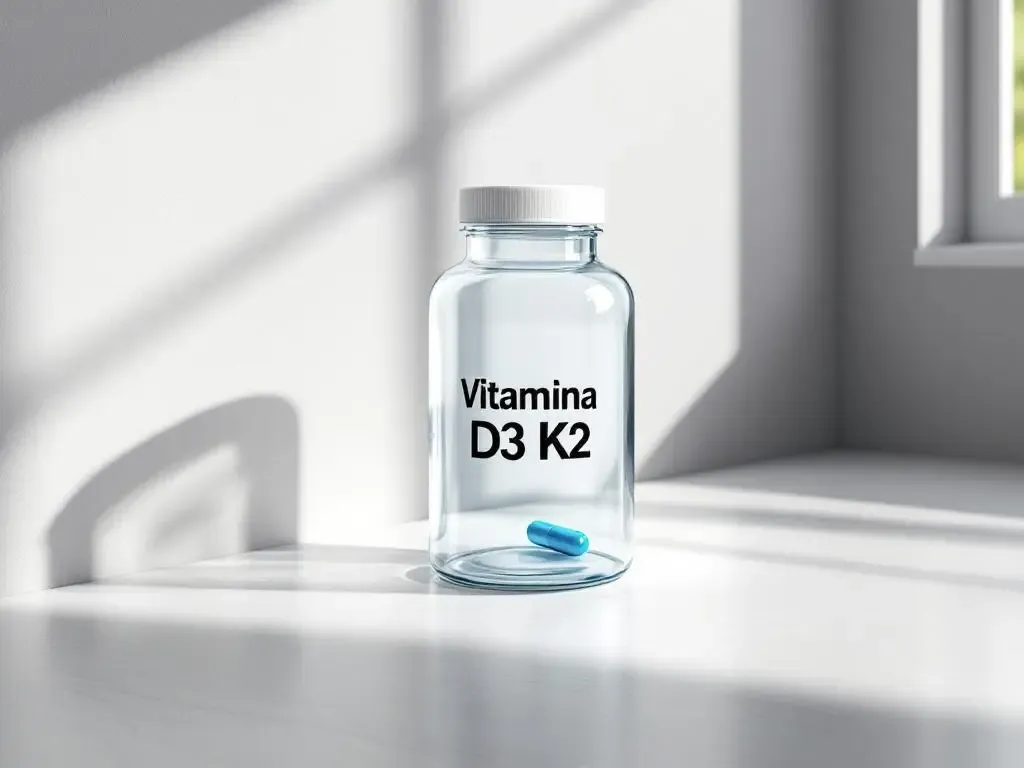 Vitamina D3 K2 suplemento para salud femenina